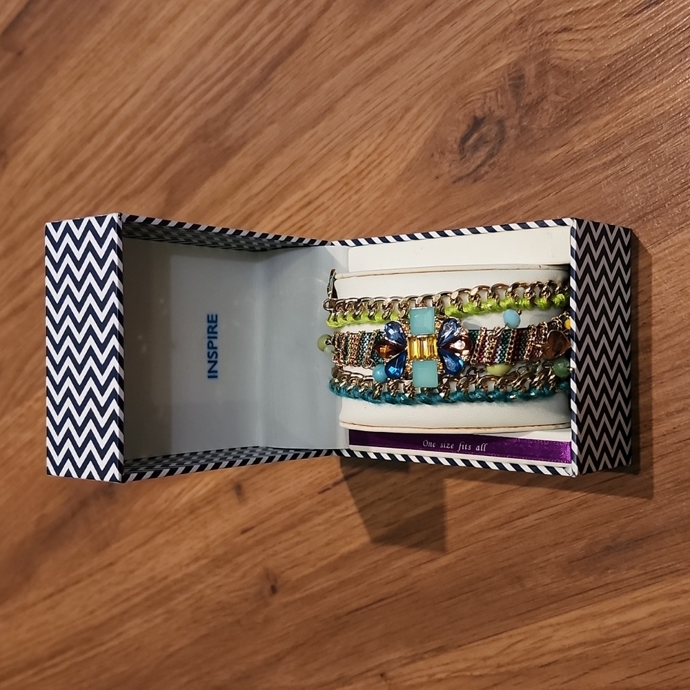 NIB Bella Perlina 3-bracelet set - Inspire